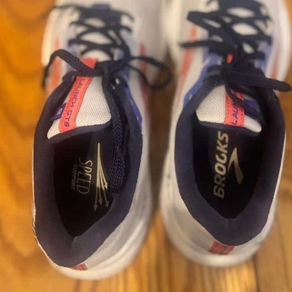 Brooks Launch 8 Gray Purple Womens US Size 9.5 EUR 41 1203461B520 Running Shoes - Picture 5 of 11